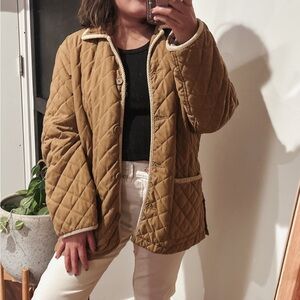 Vintage Liz Claiborne Sport Buttoned Front Quilted Jacket. M
